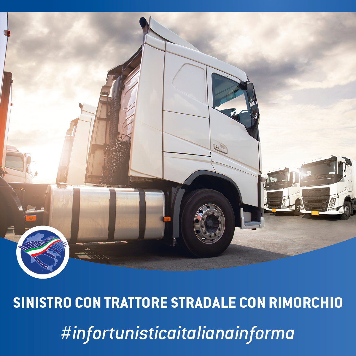 sinistro con trattore stradale con rimorchio