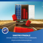 sinistro stradale ostacoli sporgenti sulla carreggiata